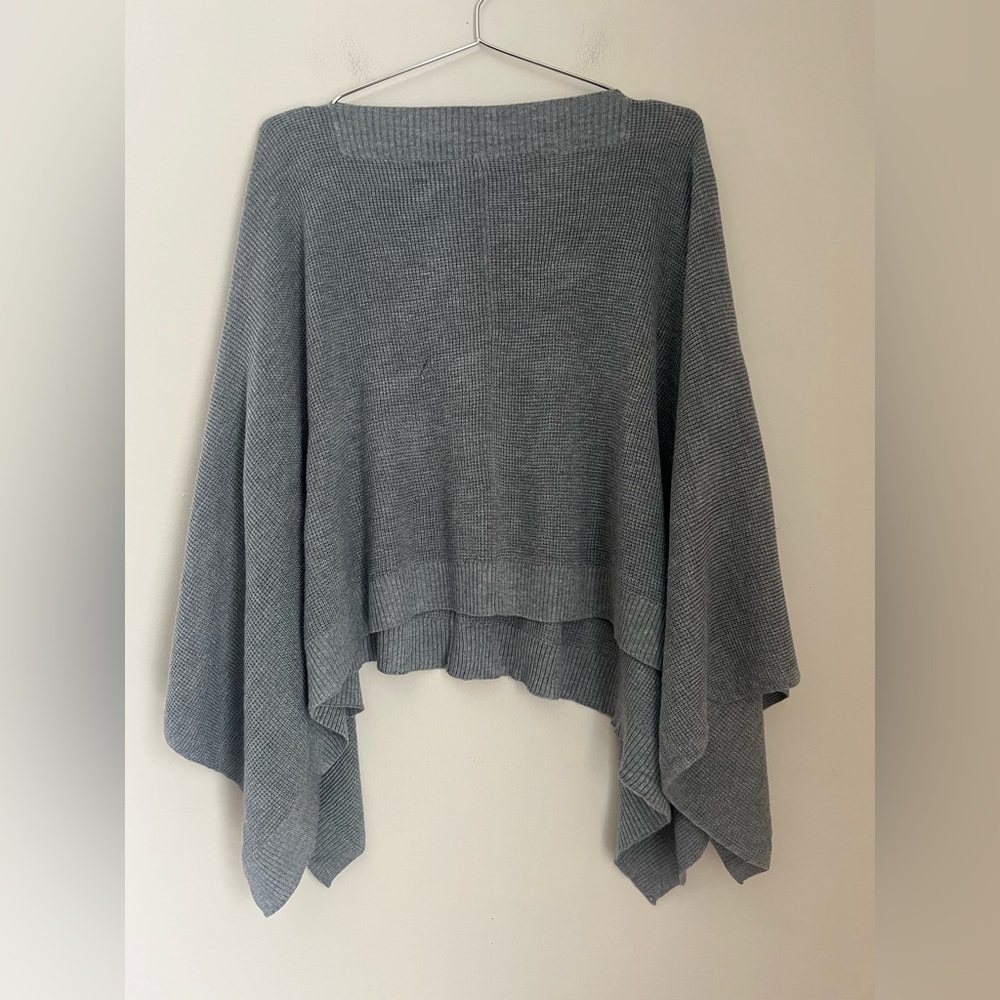 Lululemon Forward Flow Cape Women’s OS Cashmere blend Heathered Grey Boolux